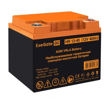 Аккумуляторная батарея EXEGATE HR 12-40 Аккумуляторная батарея EXEGATE HR 12-40
