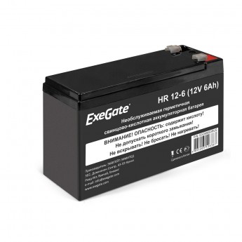 Аккумуляторная батарея EXEGATE HR 12-6 Аккумуляторная батарея EXEGATE HR 12-6