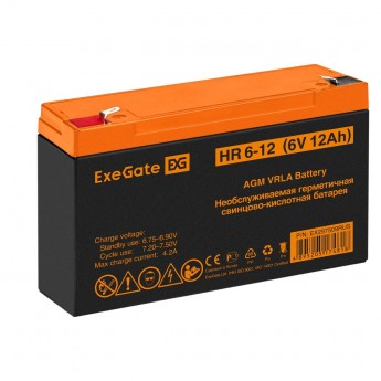 Аккумуляторная батарея EXEGATE HR 6-12 F2 Аккумуляторная батарея EXEGATE HR 6-12 F2