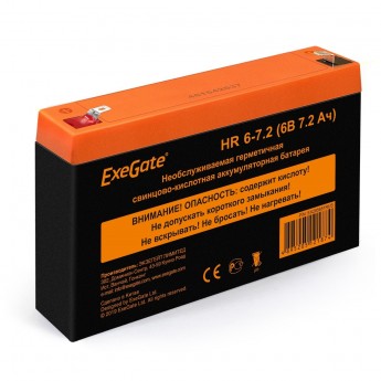 Аккумуляторная батарея EXEGATE HR 6-7.2 Аккумуляторная батарея EXEGATE HR 6-7.2