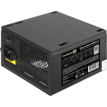 Блок питания 400W EXEGATE 80 PLUS® 400PPH-LT-OEM ATX, APFC, КПД 82% (80 PLUS), 12cm fan, 24pin, (4+4)pin, PCI-E, 3xSATA, 3xIDE, black Блок питания 400W EXEGATE 80 PLUS® 400PPH-LT-OEM ATX, APFC, КПД 82% (80 PLUS), 12cm fan, 24pin, (4+4)pin, PCI-E, 3xSATA, 3xIDE, black