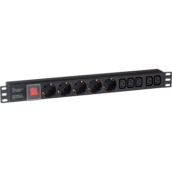 Блок розеток EXEGATE SERVERPRO PDU-19H008 AL-5C135S-C14-SW Блок розеток EXEGATE SERVERPRO PDU-19H008 AL-5C135S-C14-SW