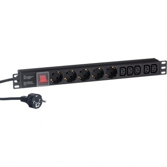Блок розеток EXEGATE SERVERPRO PDU-19H009 AL-5C135S-EU2.5CU-SW Блок розеток EXEGATE SERVERPRO PDU-19H009 AL-5C135S-EU2.5CU-SW