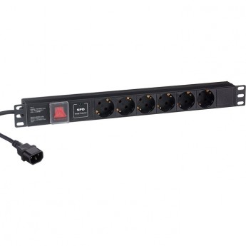 Блок розеток EXEGATE SERVERPRO PDU-19H609 AL-6S-C14-2CU-SPD1 EX280834RUS Блок розеток EXEGATE SERVERPRO PDU-19H609 AL-6S-C14-2CU-SPD1 EX280834RUS