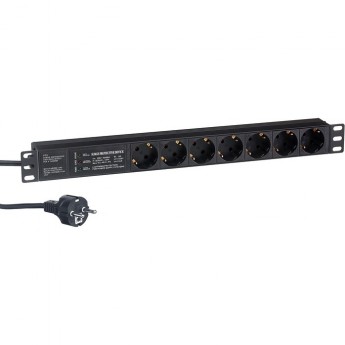 Блок розеток EXEGATE SERVERPRO PDU-19H704 AL-7S-EU2.5CU-SPD3 Блок розеток EXEGATE SERVERPRO PDU-19H704 AL-7S-EU2.5CU-SPD3
