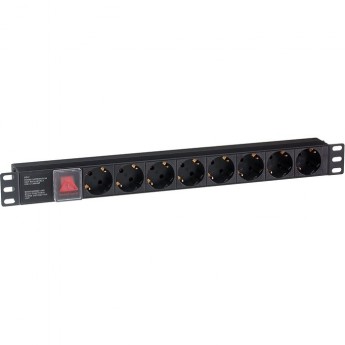 Блок розеток EXEGATE SERVERPRO PDU-19H801 AL-8S-C14-SW Блок розеток EXEGATE SERVERPRO PDU-19H801 AL-8S-C14-SW