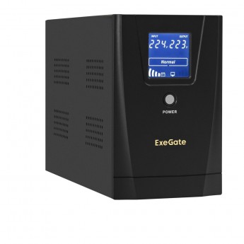 Источник бесперебойного питания EXEGATE SPECIALPRO SMART LB-2200.LCD.AVR.1SH.2C13.RJ.USB Источник бесперебойного питания EXEGATE SPECIALPRO SMART LB-2200.LCD.AVR.1SH.2C13.RJ.USB