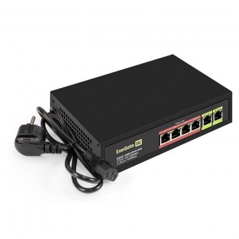 Коммутатор неуправляемый EXEGATE EDGS-1006D.4POE-65W Коммутатор неуправляемый EXEGATE EDGS-1006D.4POE-65W
