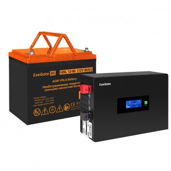 Комплект EXEGATE ИБП EX295993RUS + батарея 80Aч EX285654RUS 1шт Комплект EXEGATE ИБП EX295993RUS + батарея 80Aч EX285654RUS 1шт