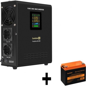 Комплект EXEGATE ИБП EX295996RUS + батарея 33Aч EX285664RUS 1шт