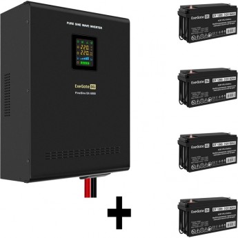 Комплект EXEGATE ИБП EX296004RUS + батарея 65Aч EX282980RUS 4шт Комплект EXEGATE ИБП EX296004RUS + батарея 65Aч EX282980RUS 4шт