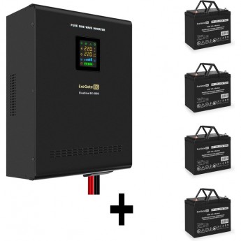 Комплект EXEGATE ИБП EX296004RUS + батарея 75Aч EX282983RUS 4шт Комплект EXEGATE ИБП EX296004RUS + батарея 75Aч EX282983RUS 4шт
