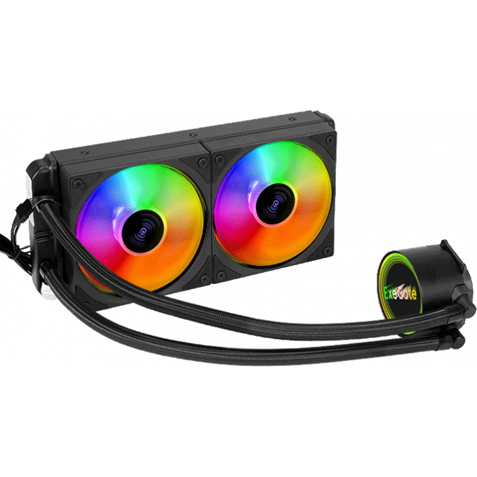 Комплект водяного охлаждения EXEGATE BLACKWATER-240V3.PWM.ARGB EX298224RUS