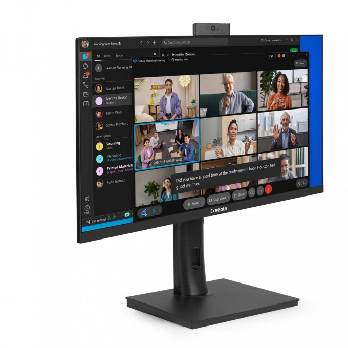 Монитор 23.8" EXEGATE SUPERVIEW EV2407TA EX297247RUS