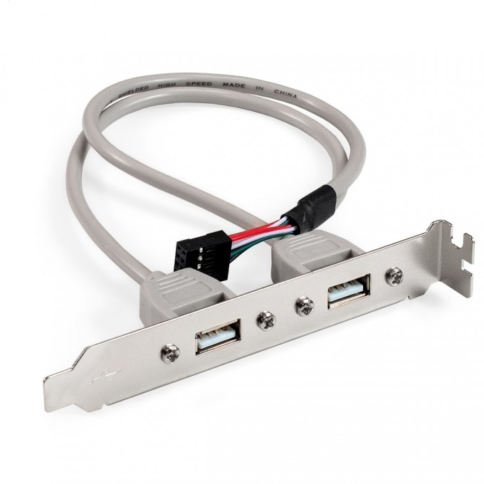 Планка портов в корпус 2xUSB2.0 EXEGATE BrctUSB2-2A EX298294RUS