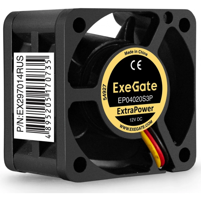 Вентилятор 12В DC EXEGATE EXTRAPOWER EP04020S3P EX297014RUS