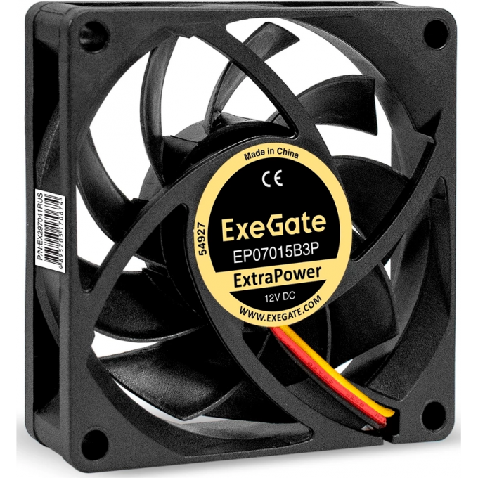 Вентилятор 12В DC EXEGATE EXTRAPOWER EP07015B3P EX297041RUS