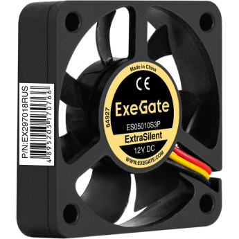 Вентилятор 12В DC EXEGATE EXTRASILENT ES05010S3P Вентилятор 12В DC EXEGATE EXTRASILENT ES05010S3P