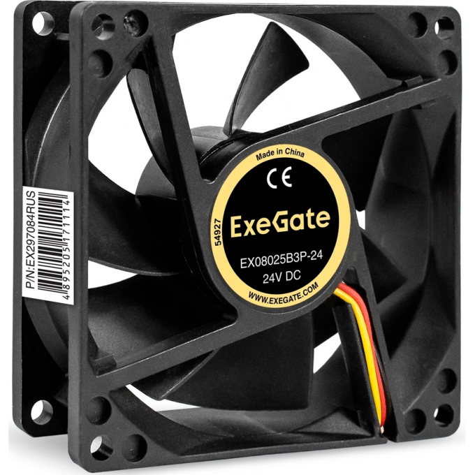 Вентилятор 24В DC EXEGATE EX08025B3P-24 EX297084RUS